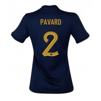 Fotballdrakt Dame Frankrike Benjamin Pavard #2 Hjemmedrakt VM 2022 Kortermet